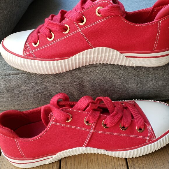 BNWoT Skechers BOBS Arch Fit Utopia - Arching Star in varsity red (8) KICKS - Picture 6 of 8